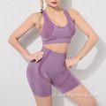 yoga sportwear pou fanm 2 moso